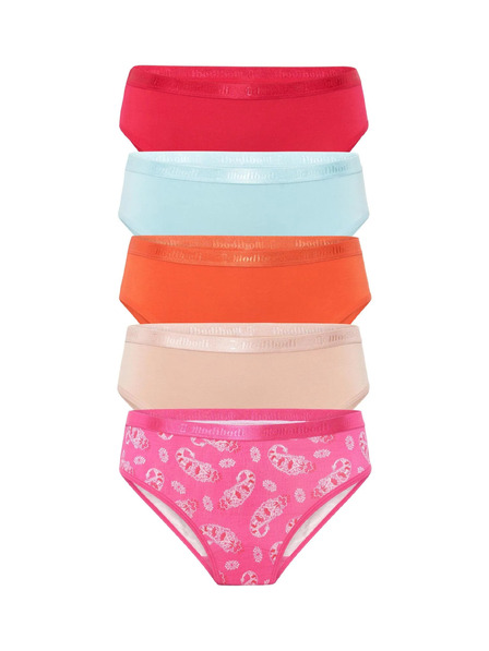 Modibodi Komplet petih - Hlačke Modibodi Classic Bikini Morocco Multi