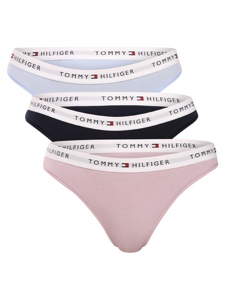 Tommy Hilfiger Komplet treh - ženski spodnjački Tommy Hilfiger večbarvni