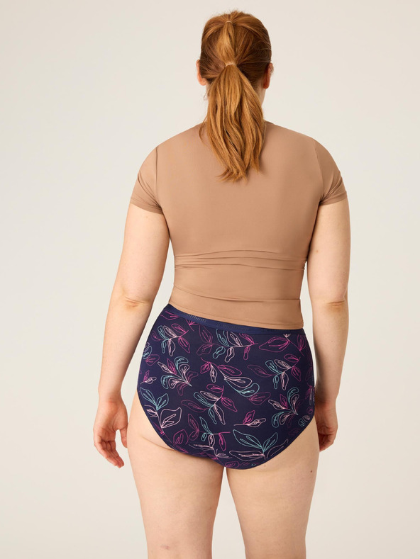 Modibodi Menstruacijske hlačke Modibodi Classic Full Brief Moderate-Heavy Passion Vine Navy