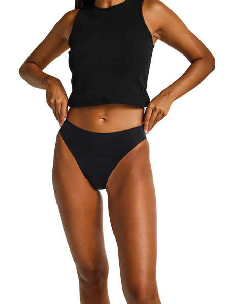 Modibodi Menstruacijske hlačke Modibodi Seamfree Hi Waist Cheeky Moderate Black