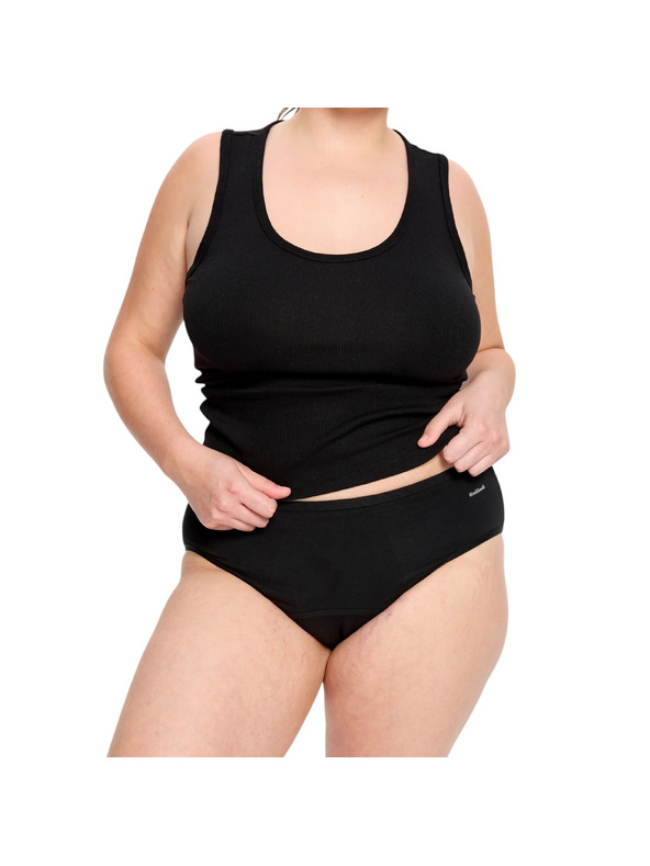 Modibodi Menstruacijske hlačke Modibodi Basic Mid-Rise Brief Super-Overnight