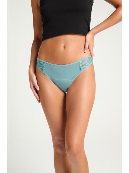 Modibodi Menstruacijske hlačke Modibodi Sensual Cheeky Brief Moderate-Heavy Arizona Blue