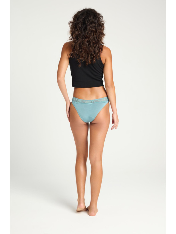 Modibodi Menstruacijske hlačke Modibodi Sensual Cheeky Brief Moderate-Heavy Arizona Blue