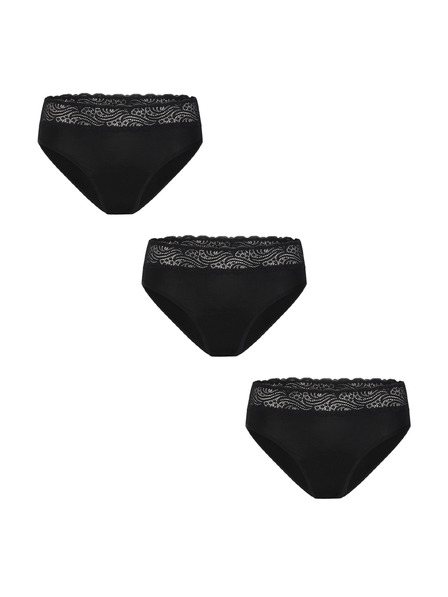 Modibodi Komplet treh - Menstruacijske hlačke Modibodi Sensual Hi-Waist Bikini Moderate-Heavy