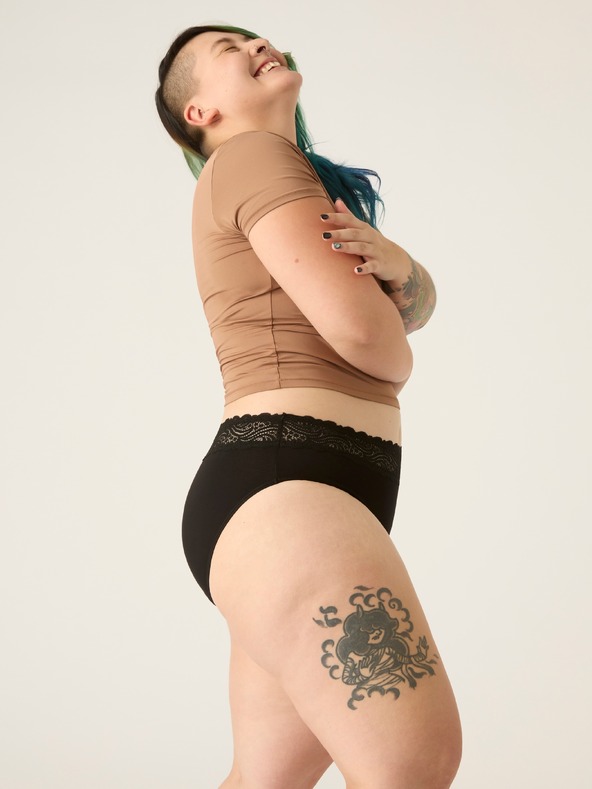 Modibodi Menstruacijske hlačke Modibodi Sensual Hi-Waist Bikini Moderate-Heavy