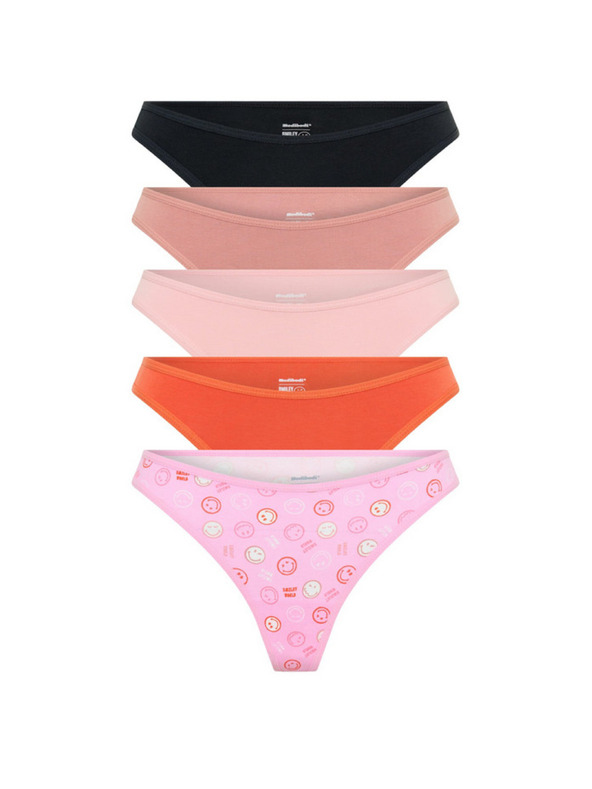 Modibodi Komplet petih - Menstruacijski tanga Modibodi Happy Place Multi