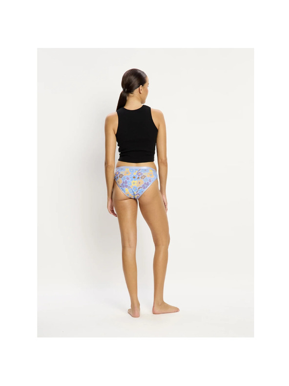 Modibodi Menstruacijske hlačke Modibodi Classic Bikini Super Happy Daisy Blue