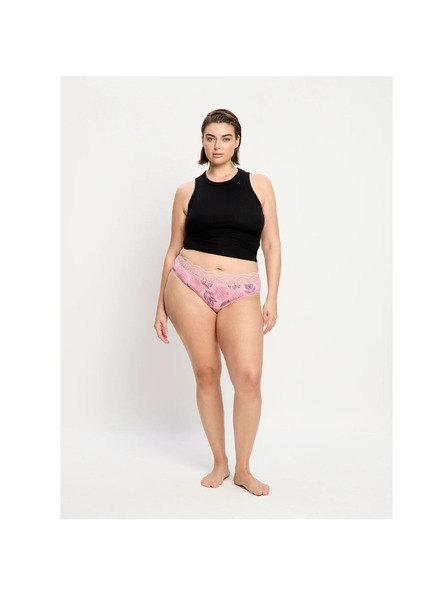 Modibodi Menstruacijske hlačke Modibodi Sensual Hi-Waist Bikini Moderate-Cassia Pink