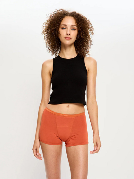 Modibodi Menstruacijske hlačke Modibodi Classic Boyshort Super Burnt Brick