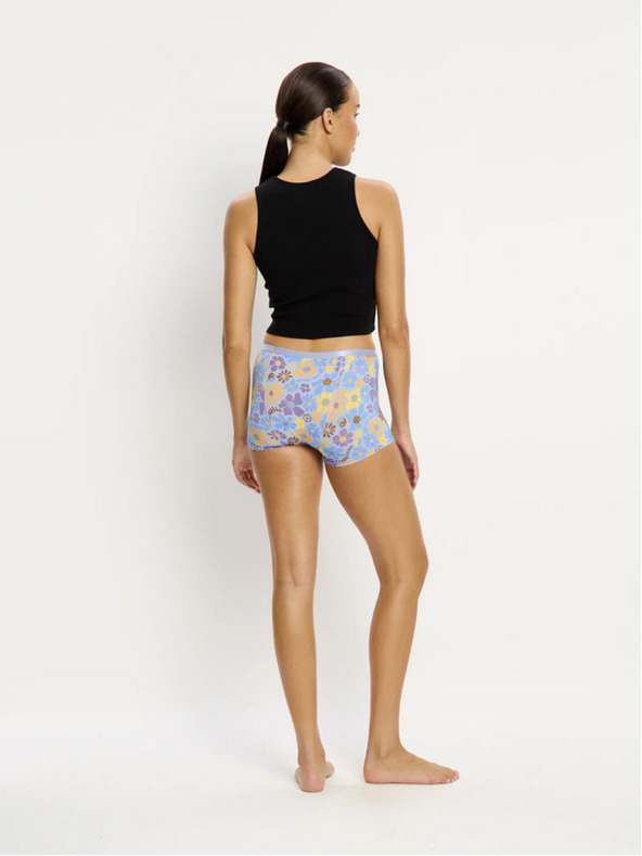 Modibodi Menstruacijske hlačke Modibodi Classic Boyshort Moderate Happy Daisy Blue