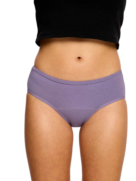 Modibodi Menstruacijske hlačke Modibodi Basic Mid-Rise Brief Moderate Purple Tonic