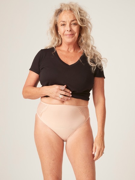 Modibodi Menstruacijske hlačke Modibodi Sensual French Cut Moderate-Heavy Beige