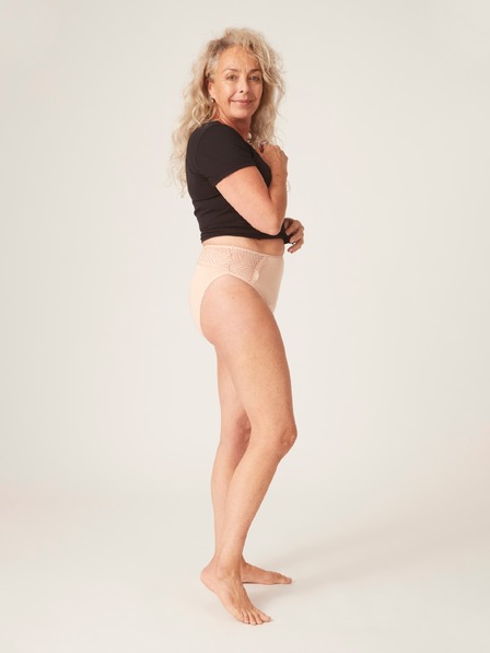Modibodi Menstruacijske hlačke Modibodi Sensual French Cut Moderate-Heavy Beige