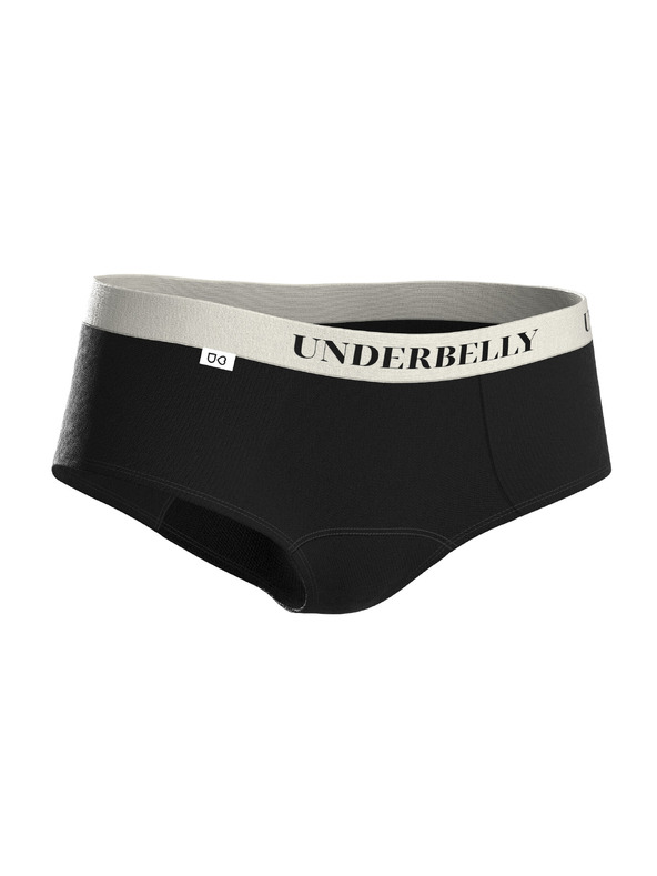 Underbelly Menstruacijske hlačke Underbelly Lowee črne