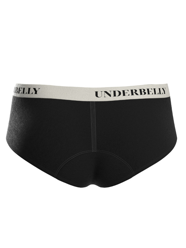 Underbelly Menstruacijske hlačke Underbelly Lowee črne