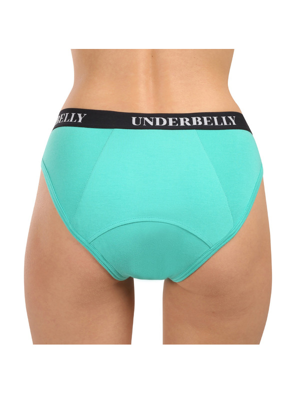 Underbelly Menstruacijske hlačke Underbelly Univers zelene
