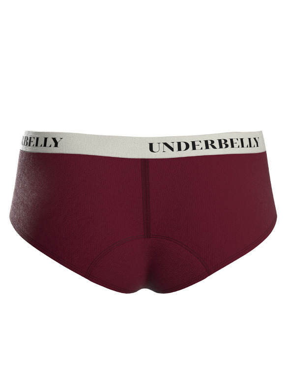 Underbelly Menstruacijske hlačke Underbelly Lowee rdeče