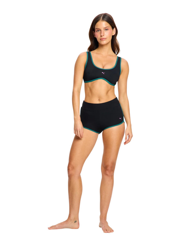 Modibodi Menstruacijske plavalk Puma & Modibodi Short Super Black Orchid spodnji del