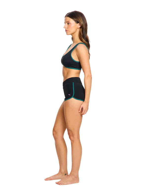 Modibodi Menstruacijske plavalk Puma & Modibodi Short Super Black Orchid spodnji del