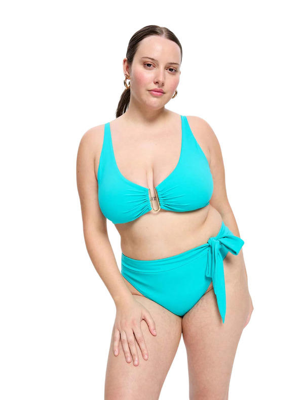 Modibodi Menstruacijske plavalk Modibodi Molokai Hi-Waist Tie Bottom Ocean spodnji del
