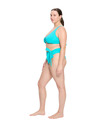 Modibodi Menstruacijske plavalk Modibodi Molokai Hi-Waist Tie Bottom Ocean spodnji del