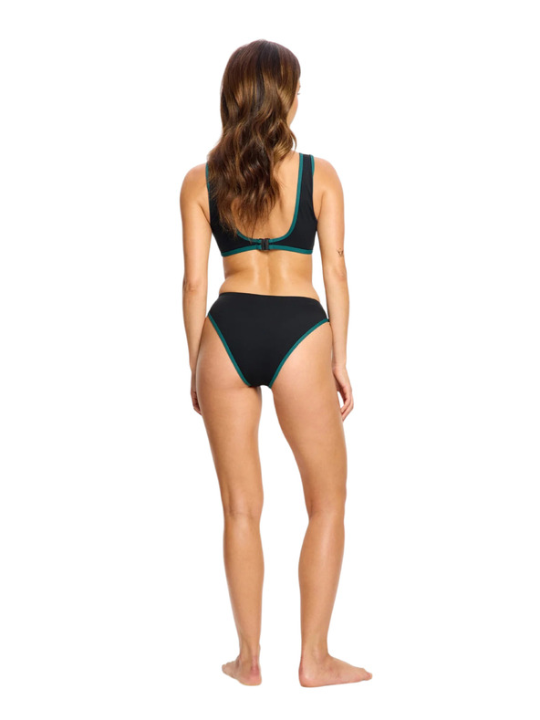 Modibodi Menstruacijske plavalk Puma & Modibodi Hi-Leg Cheeky Bottom Super Black Orchid spodnji del