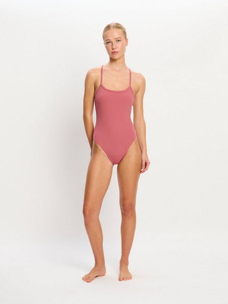 Modibodi Menstruacijske plavalk Modibodi Molokai X Back One Piece High Absorbency Mauve enodelne