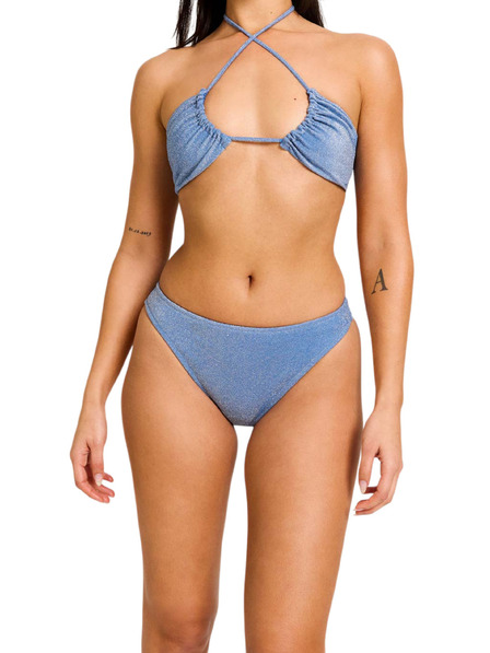 Modibodi Menstruacijski kupalek Modibodi Shimmer Hi-Leg Cheeky Mineral Blue spodnji del