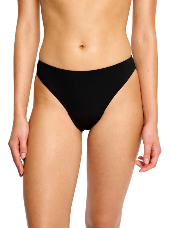 Modibodi Menstruacijski kupalek Modibodi Hi-Leg Cheeky Bottom Super Black spodnji del