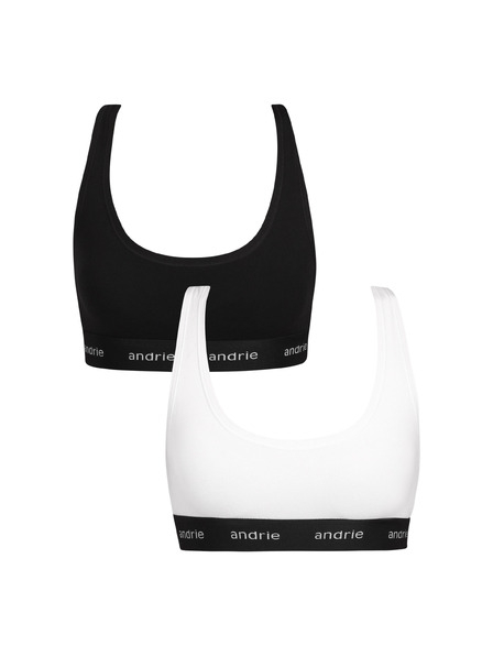 andrie Komplet dveh - ženski pordela Andrie večbarvna (PS 2893-black/white)