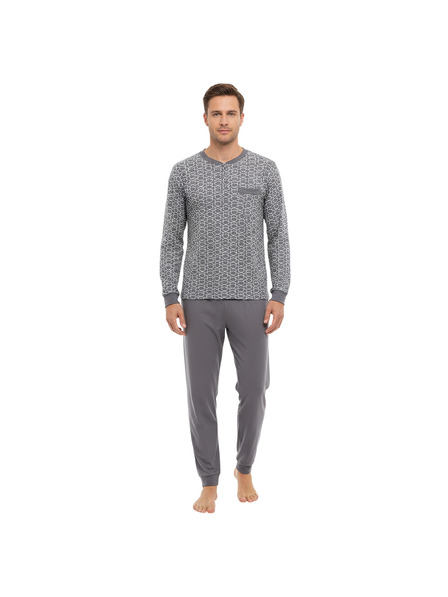 Gianvaglia Moške pižame Gianvaglia večbarvne (2501/grey)