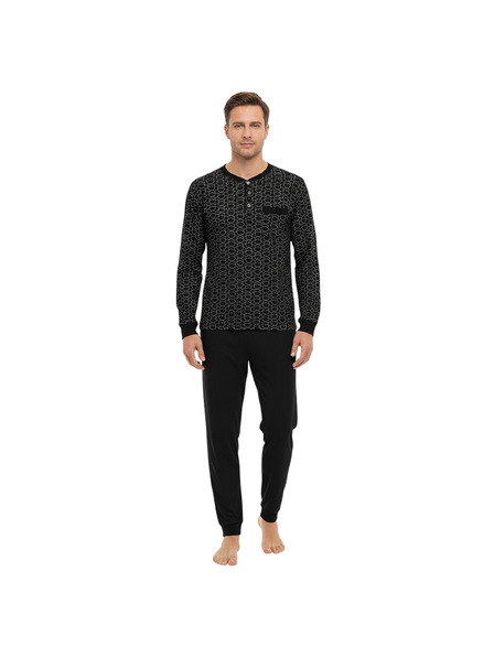 Gianvaglia Moške pižame Gianvaglia večbarvne (2501/black)
