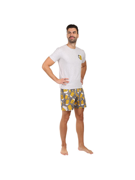 Lonka Moške pižame Lonka večbarvne (Koffing velike pivo/tisk)