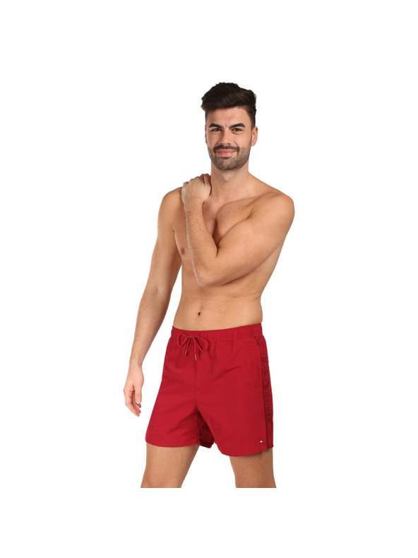 Tommy Hilfiger Moške kopalke Tommy Hilfiger rdece