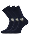 VoXX Komplet treh - nogavice VoXX merino modre