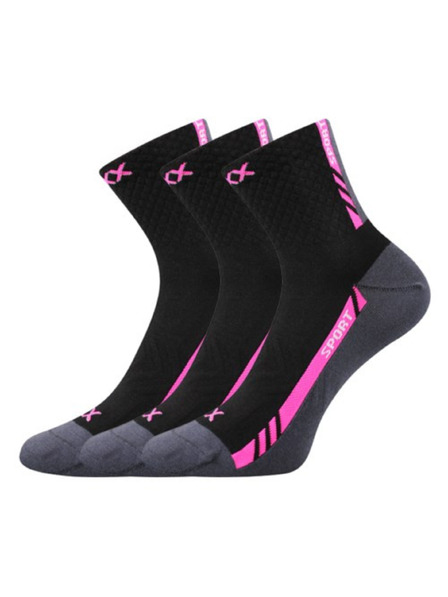 VoXX Komplet tri - nogavice VoXX sportne crne II