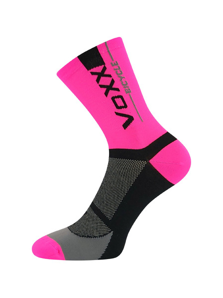 VoXX Nogavice VoXX kolesarske neon roza
