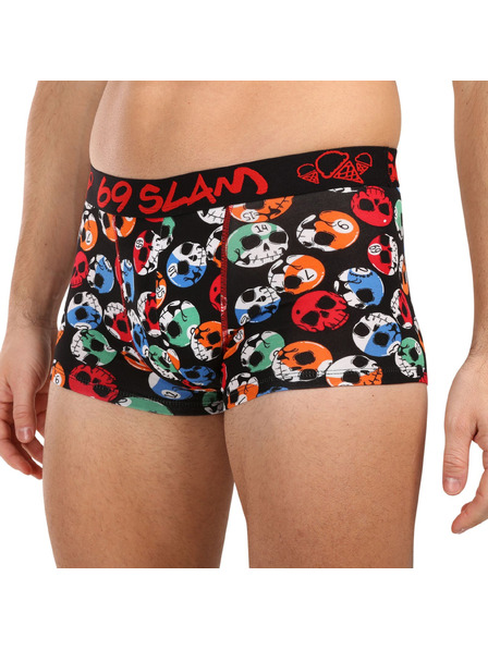 69slam Moške boksarice 69SLAM SKULL ELIZAH bambusne večbarvne