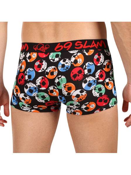 69slam Moške boksarice 69SLAM SKULL ELIZAH bambusne večbarvne