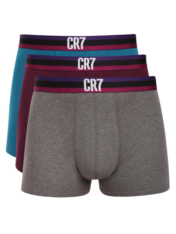 CR7 Set treh - moške boksarice CR7 večbarvne