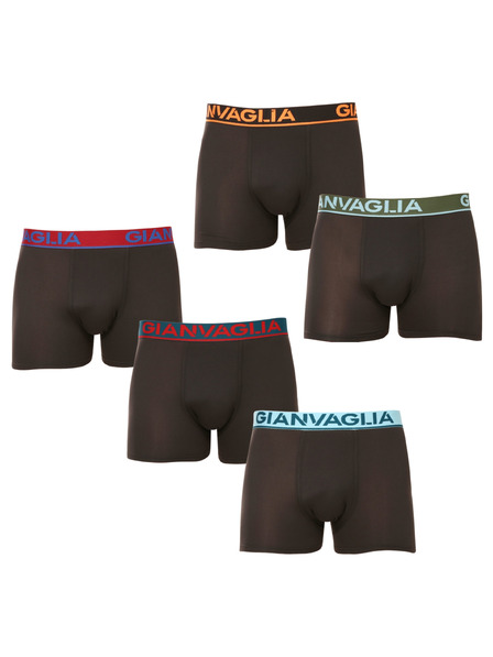 Gianvaglia Komplet petih - moške boksarice Gianvaglia črne