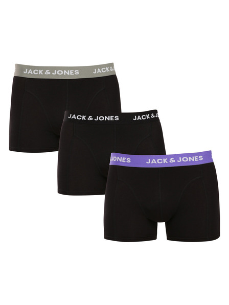 Jack & Jones Komplet treh - moške boksarice Jack and Jones črne