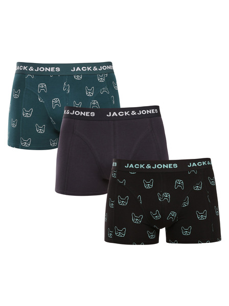 Jack & Jones Komplet treh - moške boksarice Jack and Jones večbarvne