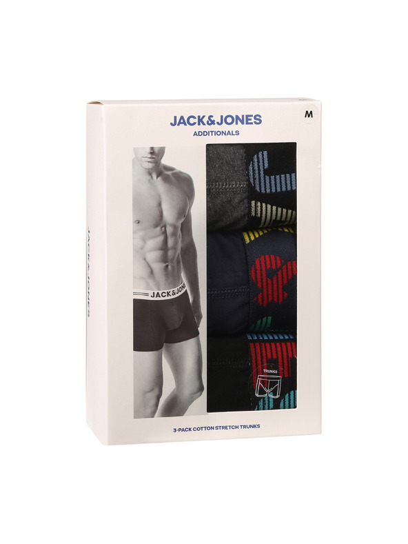 Jack & Jones Komplet treh - moške boksarice Jack and Jones večbarvne