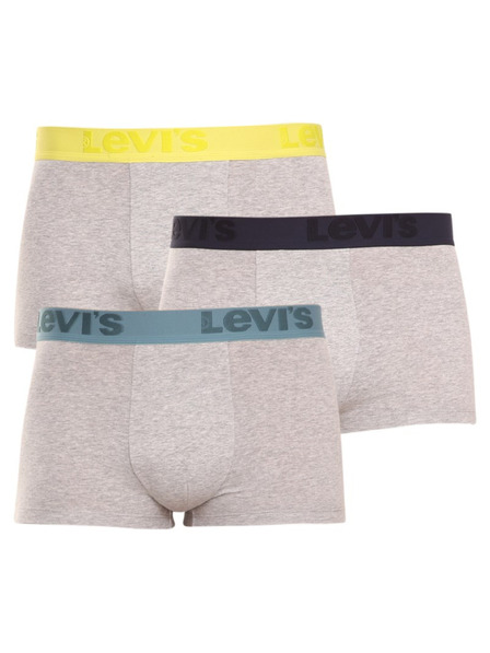 Levi's® Komplet treh - moške boksarice Levis sive