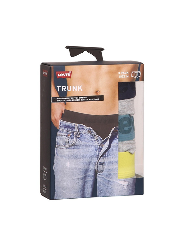 Levi's® Komplet treh - moške boksarice Levis sive