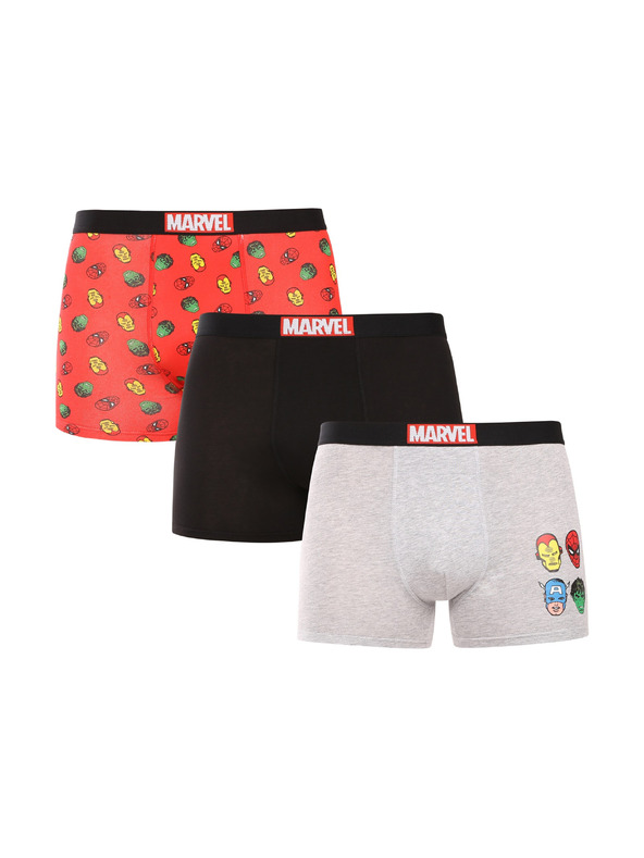 Trenýrkárna Komplet treh - moške boksarice Marvel večbarvne (PO39683/2)