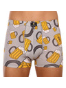 VoXX Moške boksarice VoXX večbarvne (Kevin-beer/big light grey)