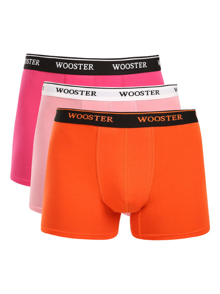 Wooster Komplet treh - moške boksarice Wooster večbarvne