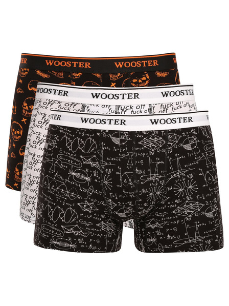 Wooster Komplet treh - moške boksarice Wooster večbarvne